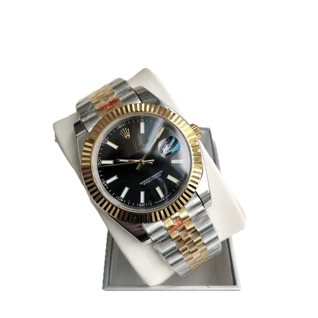 Reloj mecánico automático para hombre con pantalla luminosa
