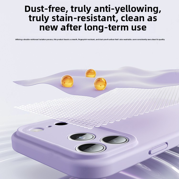 Funda de silicona líquida adecuada para Apple