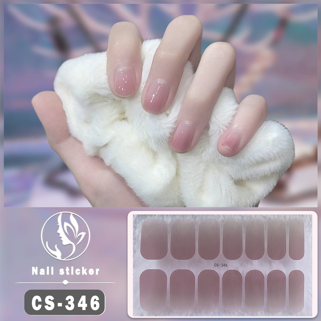 Pegatinas de uñas de gel Calcomanías de manicura impermeables