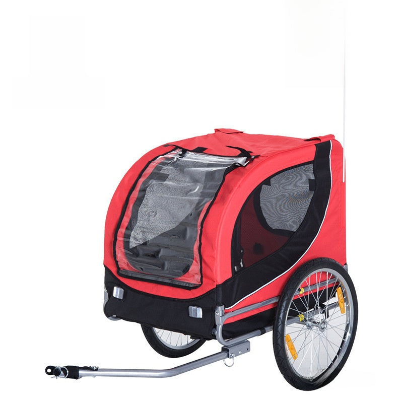Remolque plegable para mascotas en bicicleta para viajes al aire libre