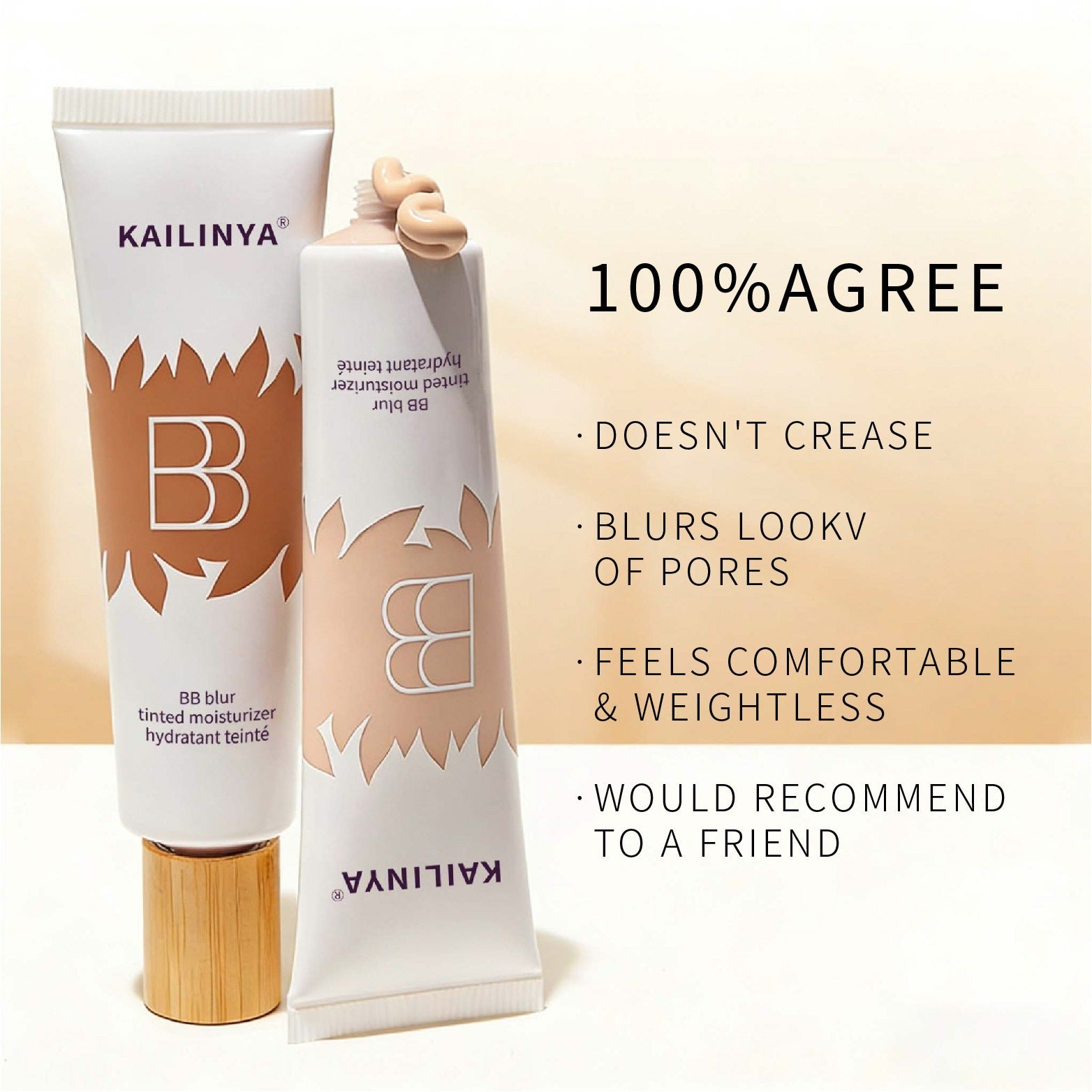 Crema BB tintada con efecto corrector hidratante