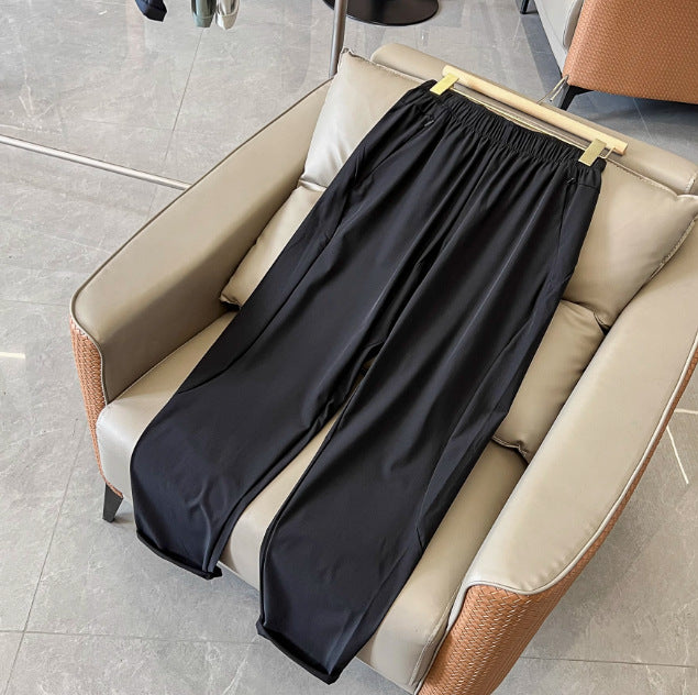 Pantalones casuales elásticos funcionales de sensación de hielo