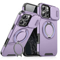 Sliding Window Phone Case with Stand for iPhone