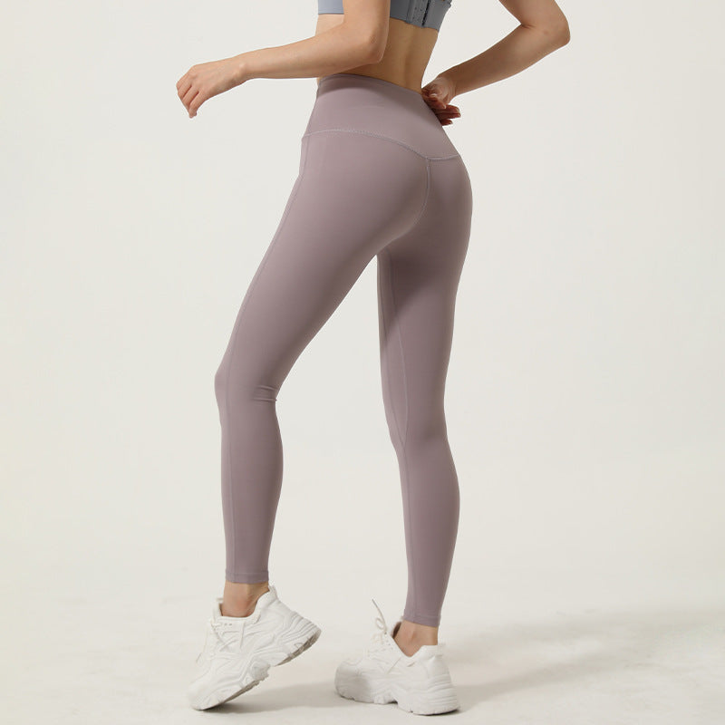 Pantalones de fitness de yoga de cintura alta para mujer
