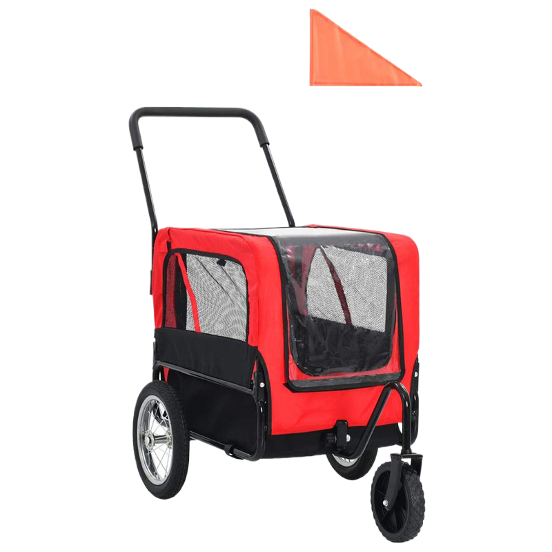 Remolque plegable para mascotas en bicicleta para viajes al aire libre