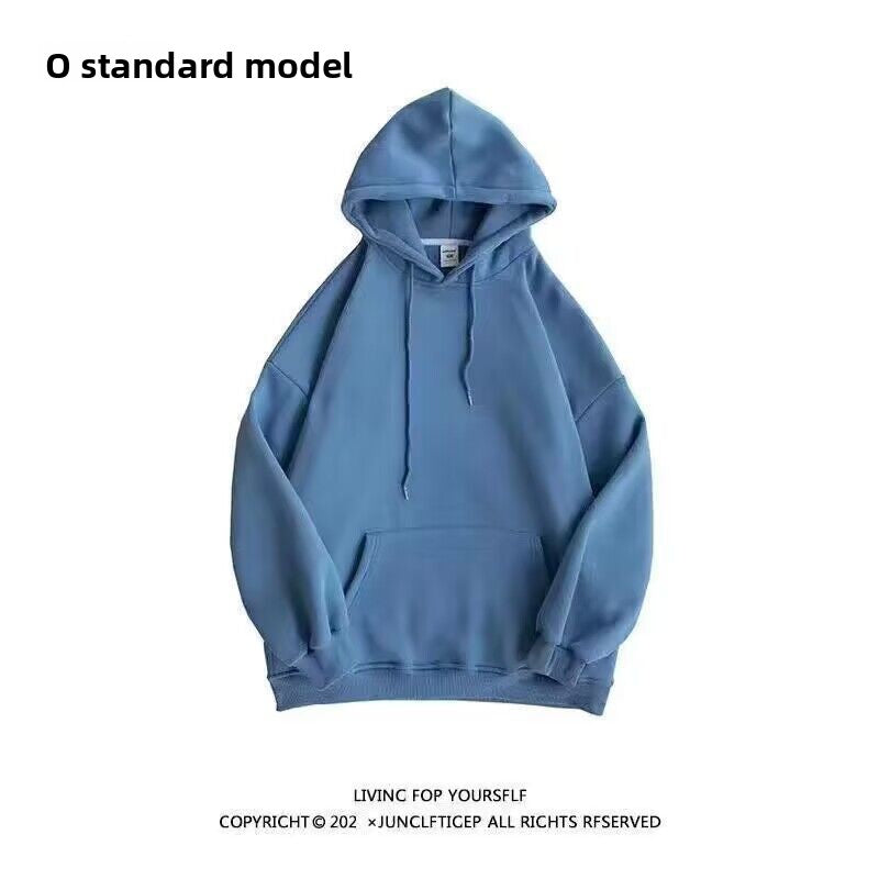 Sudadera de vellón con capucha para hombre, jersey casual de gran tamaño