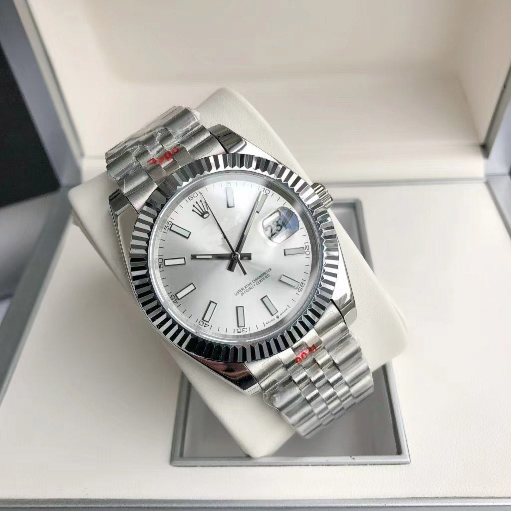 Reloj mecánico automático para hombre con pantalla luminosa