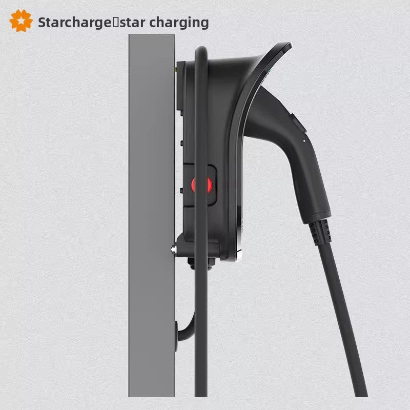 Estación de carga de vehículos eléctricos estándar europeo para uso doméstico