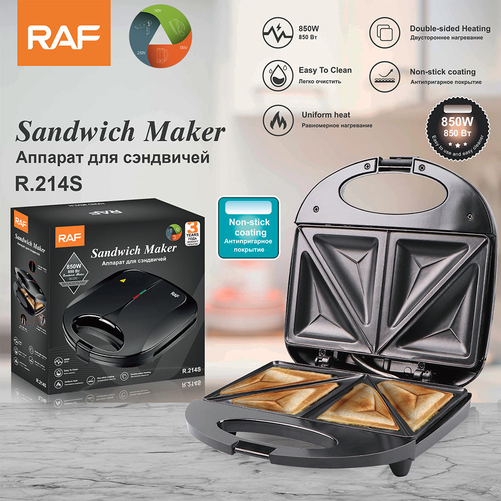 Máquina de hacer gofres para sándwiches
