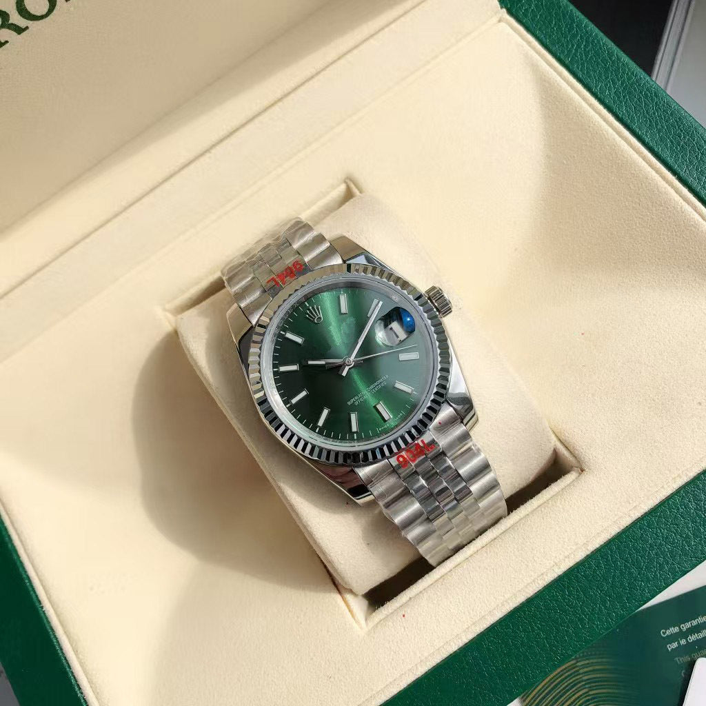 Reloj mecánico automático para hombre con pantalla luminosa