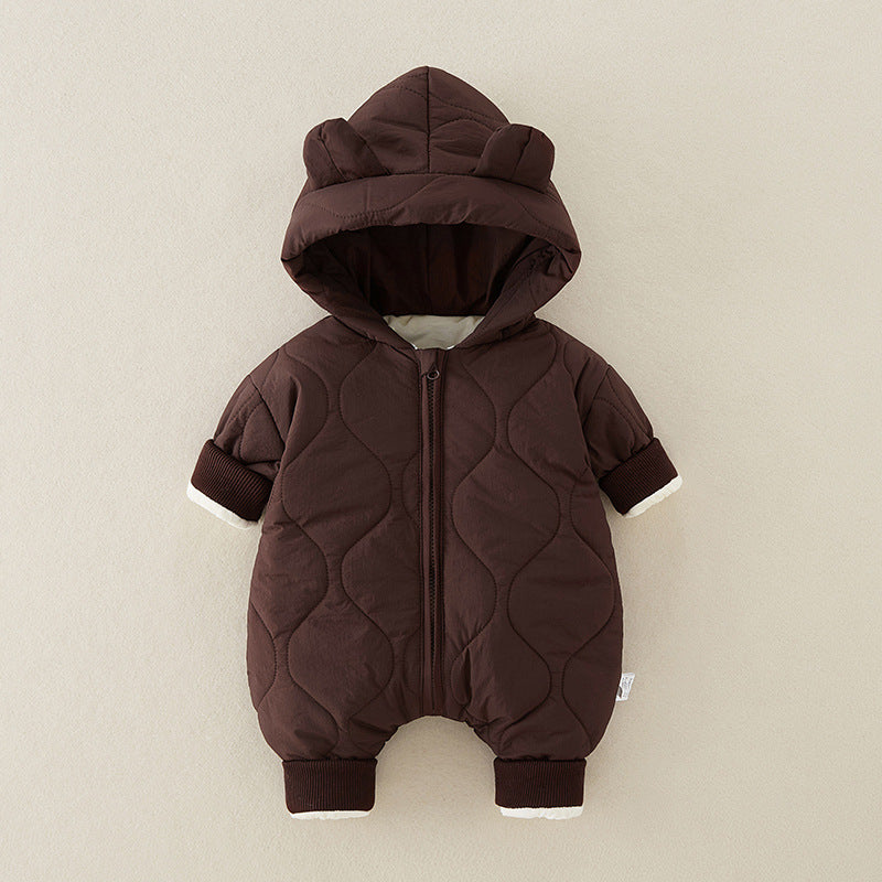 Mono de algodón de invierno para bebé