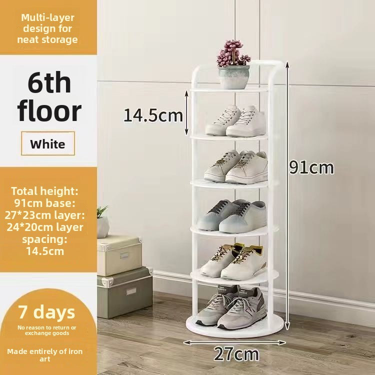 Multi Tier Iron Shoe Rack for Home Entrance Storage