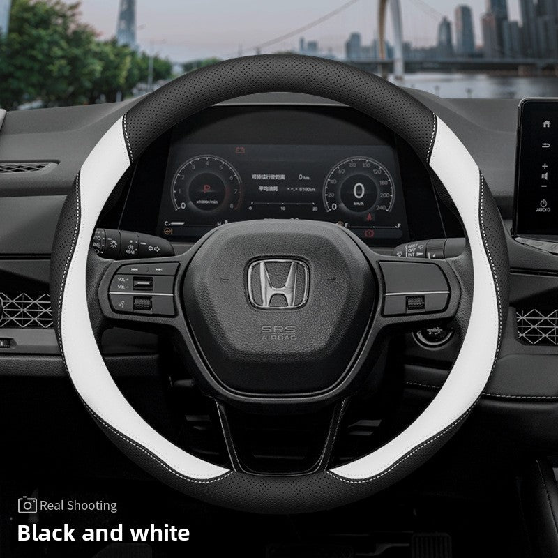 Cubierta del volante del coche Honda de cuero genuino ultrafino