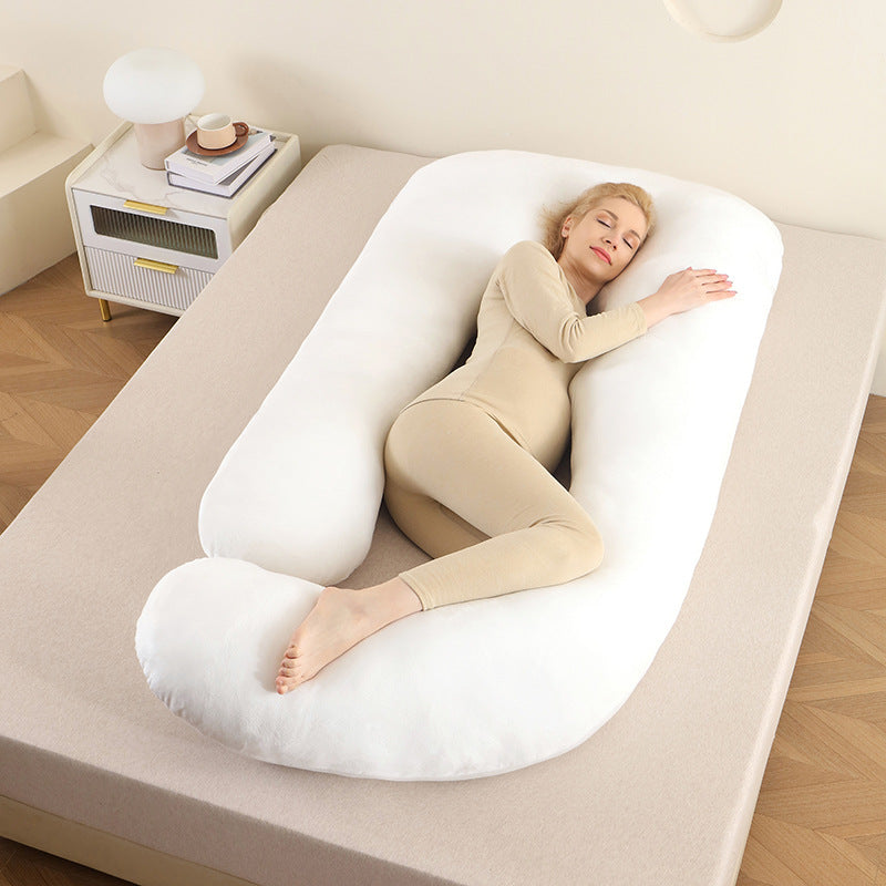 Almohada de soporte para el vientre en forma de G para mujeres embarazadas