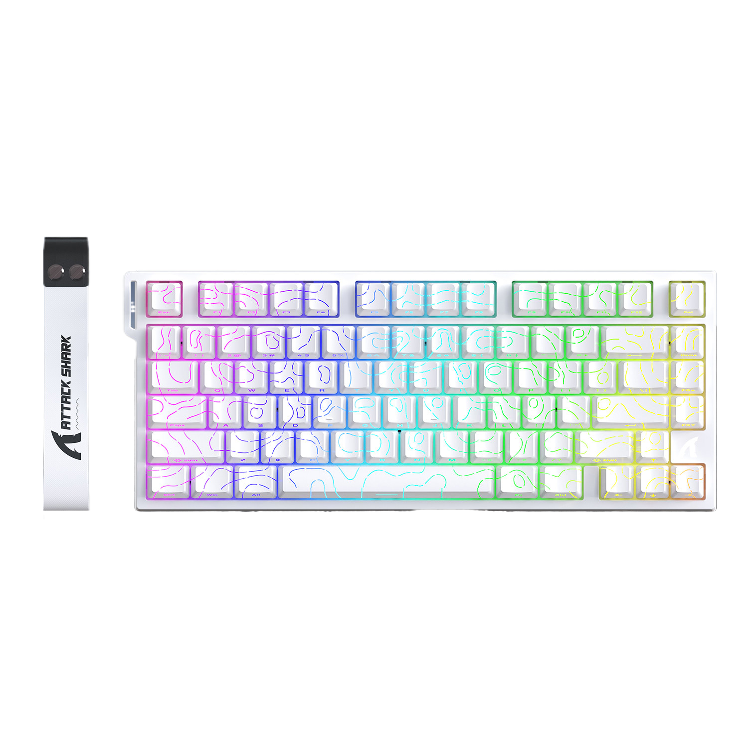 Teclado mecánico de eje magnético Attack Shark R82