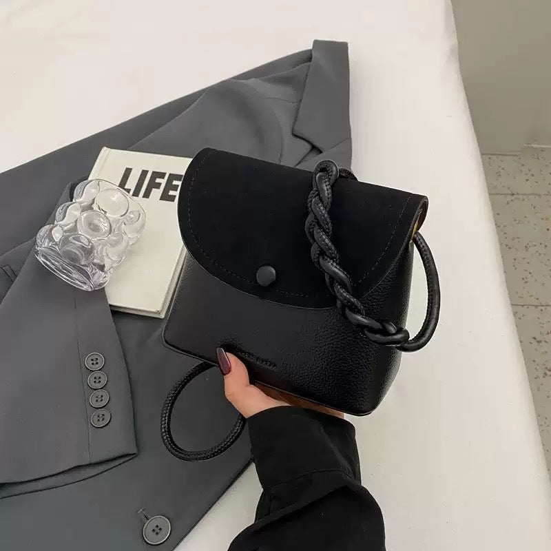 Bolso bandolera de cubo retro