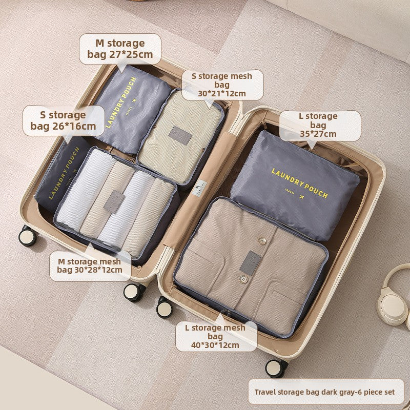 Juego de bolsas organizadoras de viaje multifuncionales