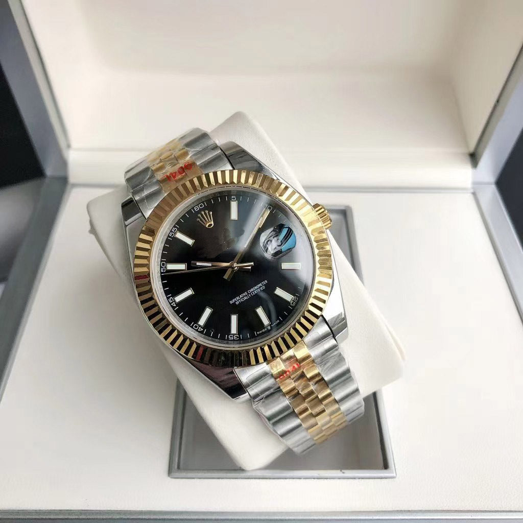 Reloj mecánico automático para hombre con pantalla luminosa
