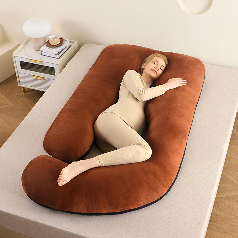 Almohada de soporte para el vientre en forma de G para mujeres embarazadas