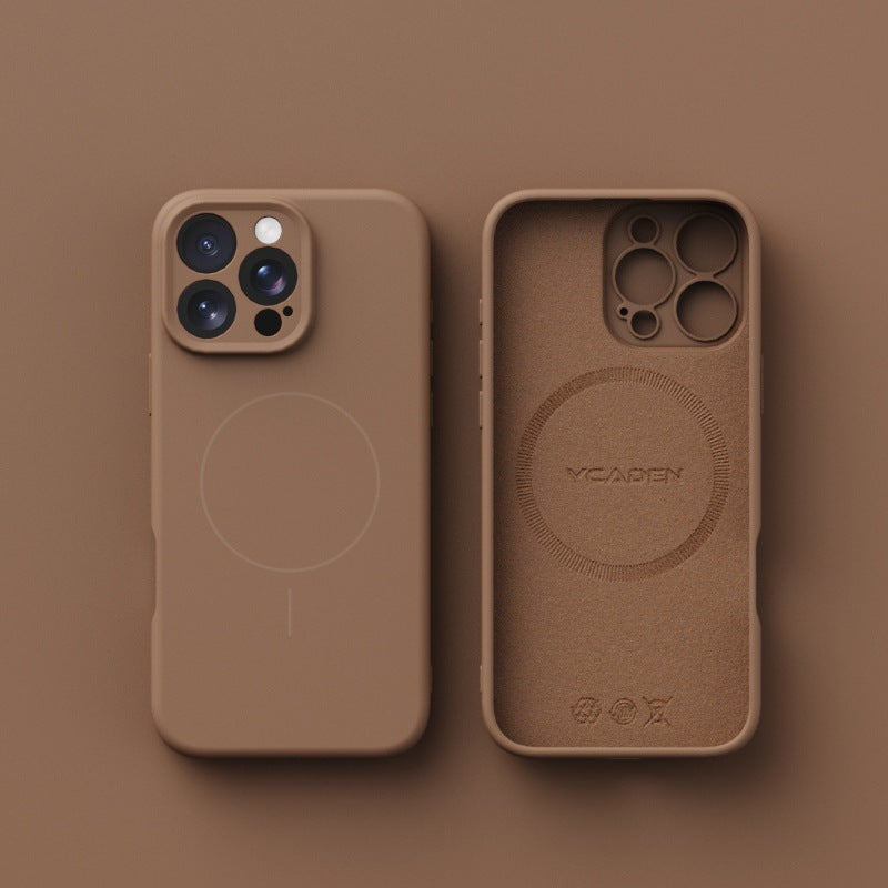 Funda delgada magnética para teléfono líquido para iPhone