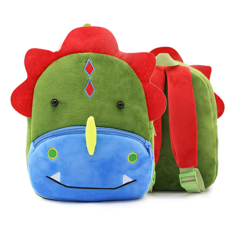 Mochila de peluche de animales de dibujos animados para niños