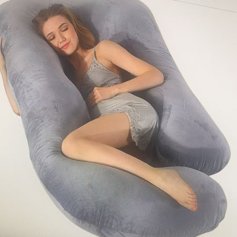 Almohada de soporte para el vientre en forma de G para mujeres embarazadas