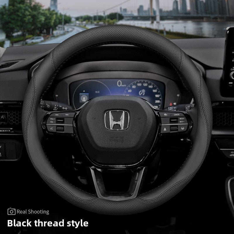 Cubierta del volante del coche Honda de cuero genuino ultrafino