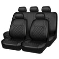Juego de fundas de asiento de coche de cuero acolchado universal