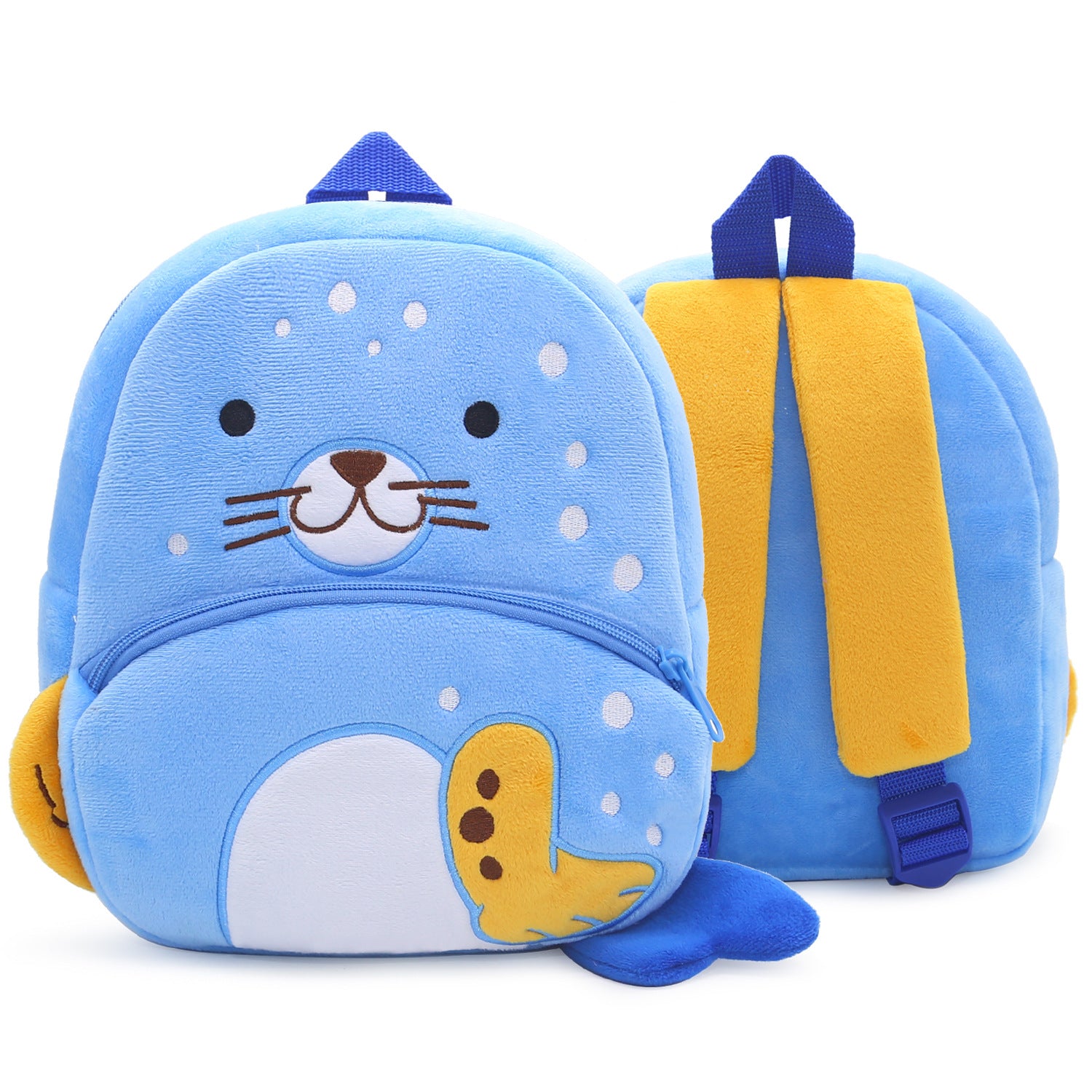 Mochila de peluche de animales de dibujos animados para niños
