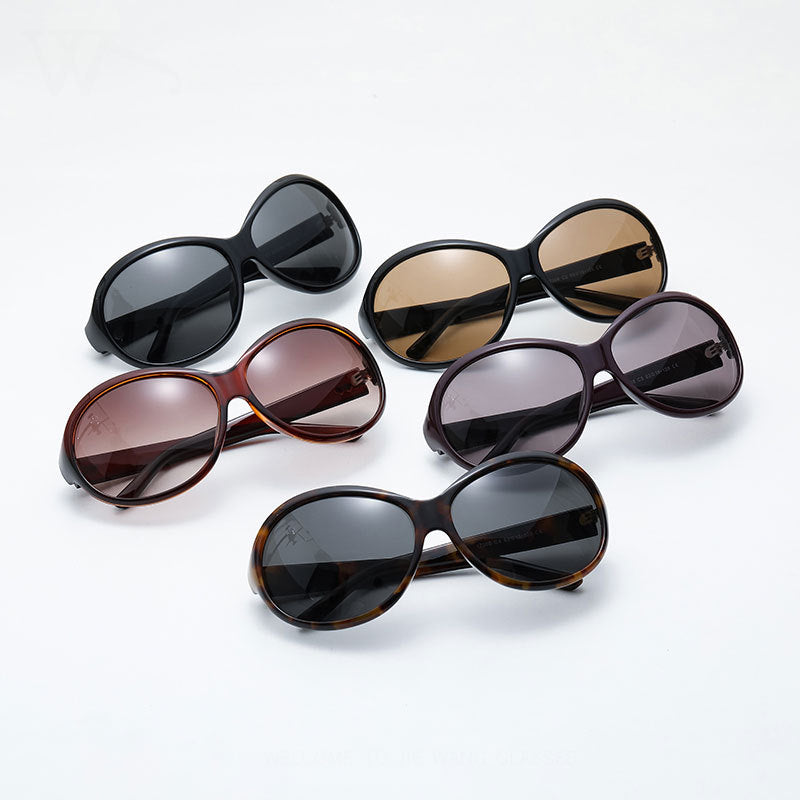 Large Oval Sunglasses for Women UV Protection