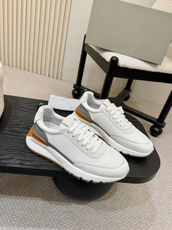 Zapatillas deportivas casuales de cuero para hombre