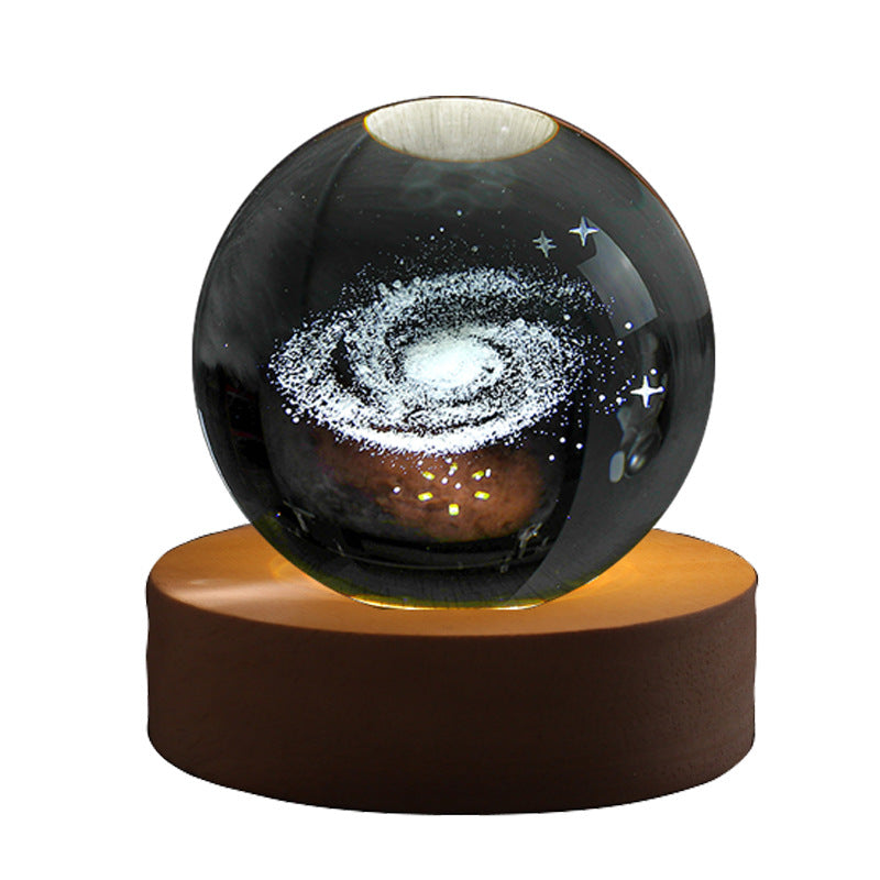 3D Laser Crystal Night Light
