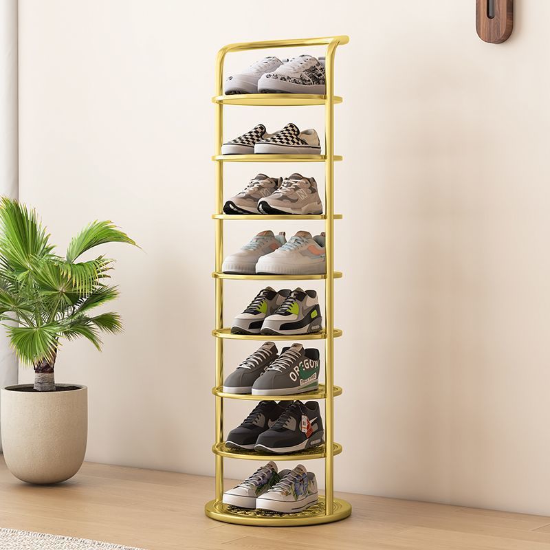 Multi Tier Iron Shoe Rack for Home Entrance Storage