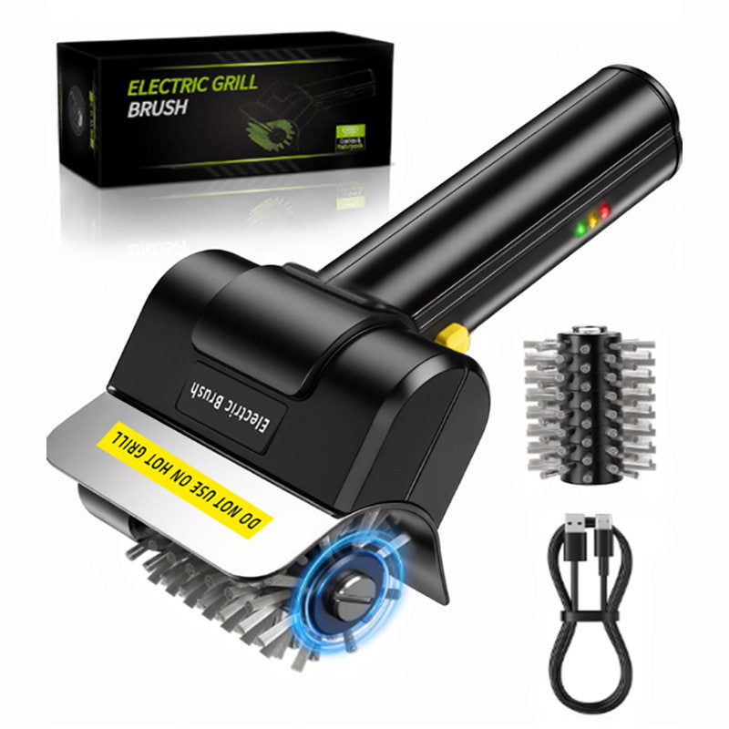 Cepillo de limpieza eléctrico para parrillas de barbacoa
