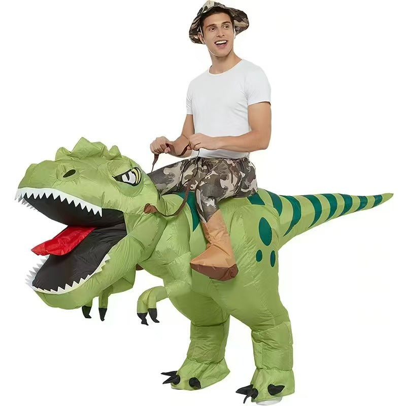 Disfraz inflable de dinosaurio