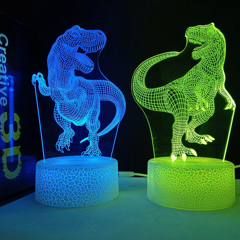 Luz nocturna 3D Horse USB que cambia de color Control remoto Lámpara decorativa para habitación de niños