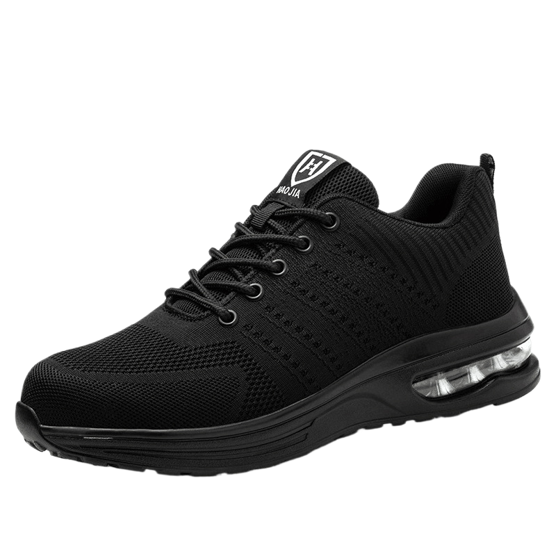 Zapatos de seguridad con cojín de aire ligeros y resistentes al desgaste, antideslizantes y ligeros para hombres