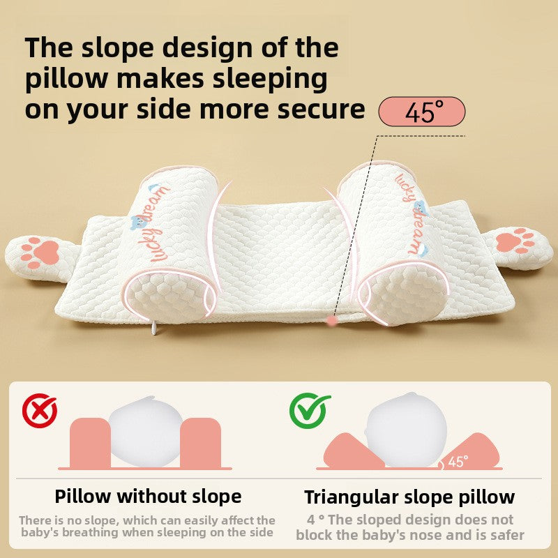 Almohada para dar forma a la cabeza del bebé