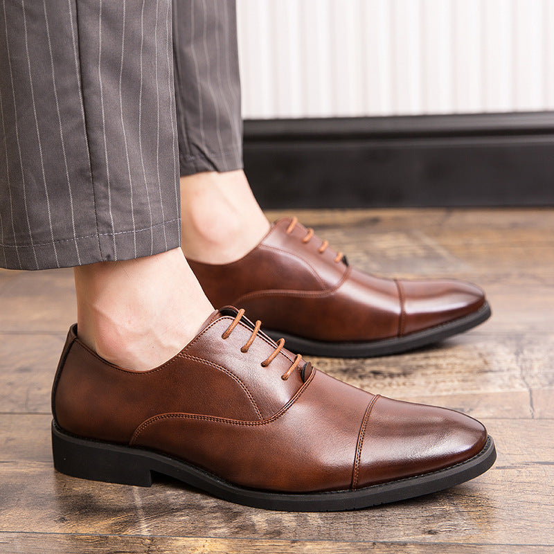 Zapatos de cuero de negocios