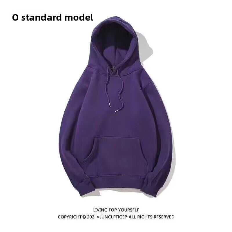 Sudadera de vellón con capucha para hombre, jersey casual de gran tamaño