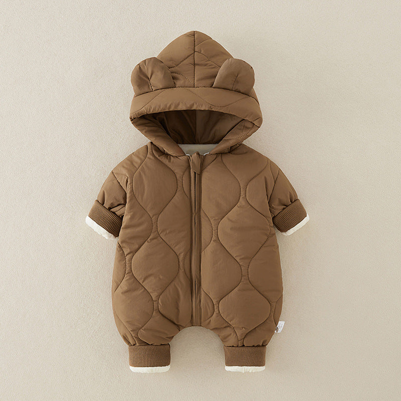 Mono de algodón de invierno para bebé
