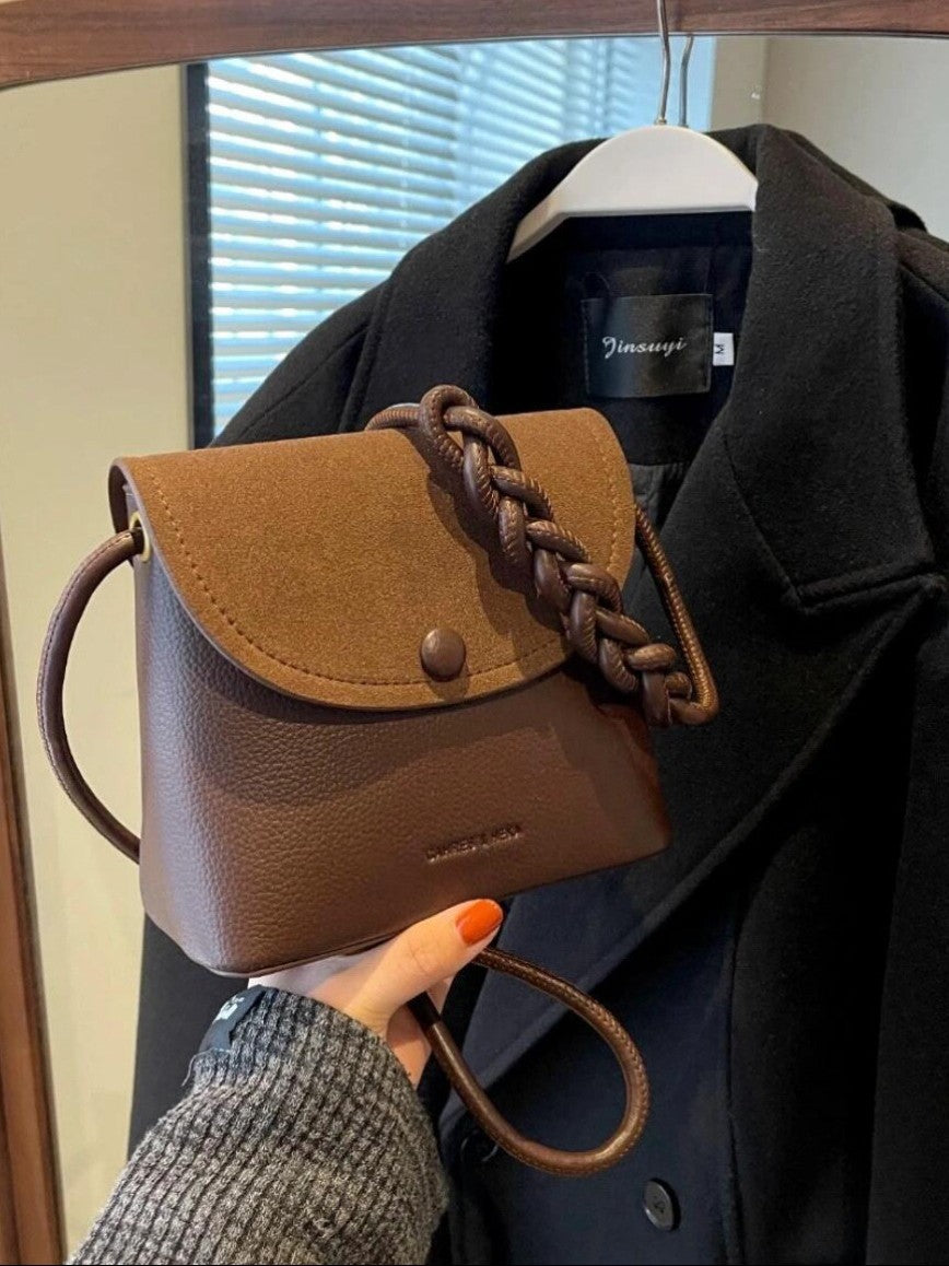 Bolso bandolera de cubo retro