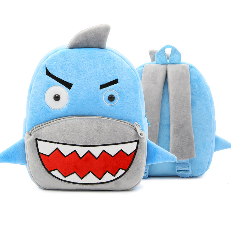Mochila de peluche de animales de dibujos animados para niños