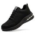 Zapatos de seguridad con cojín de aire ligeros y resistentes al desgaste, antideslizantes y ligeros para hombres