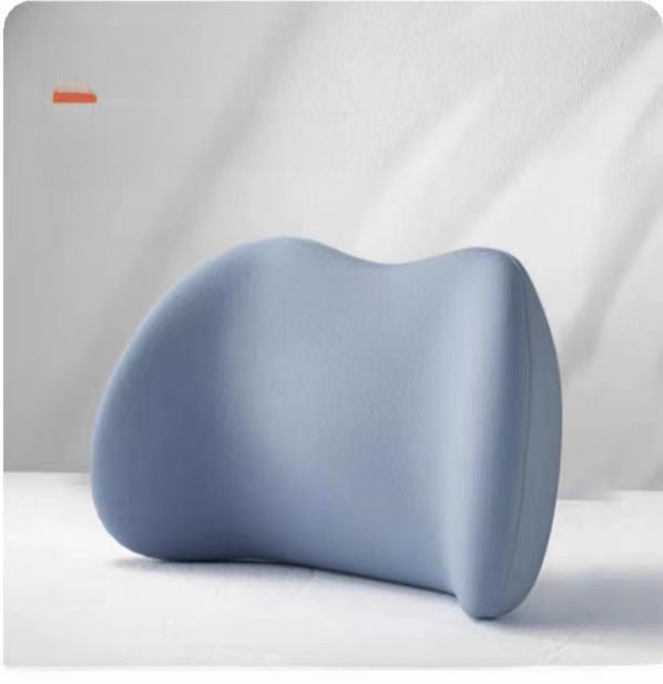 Juego de almohada de espuma viscoelástica para el reposacabezas y soporte lumbar para el coche