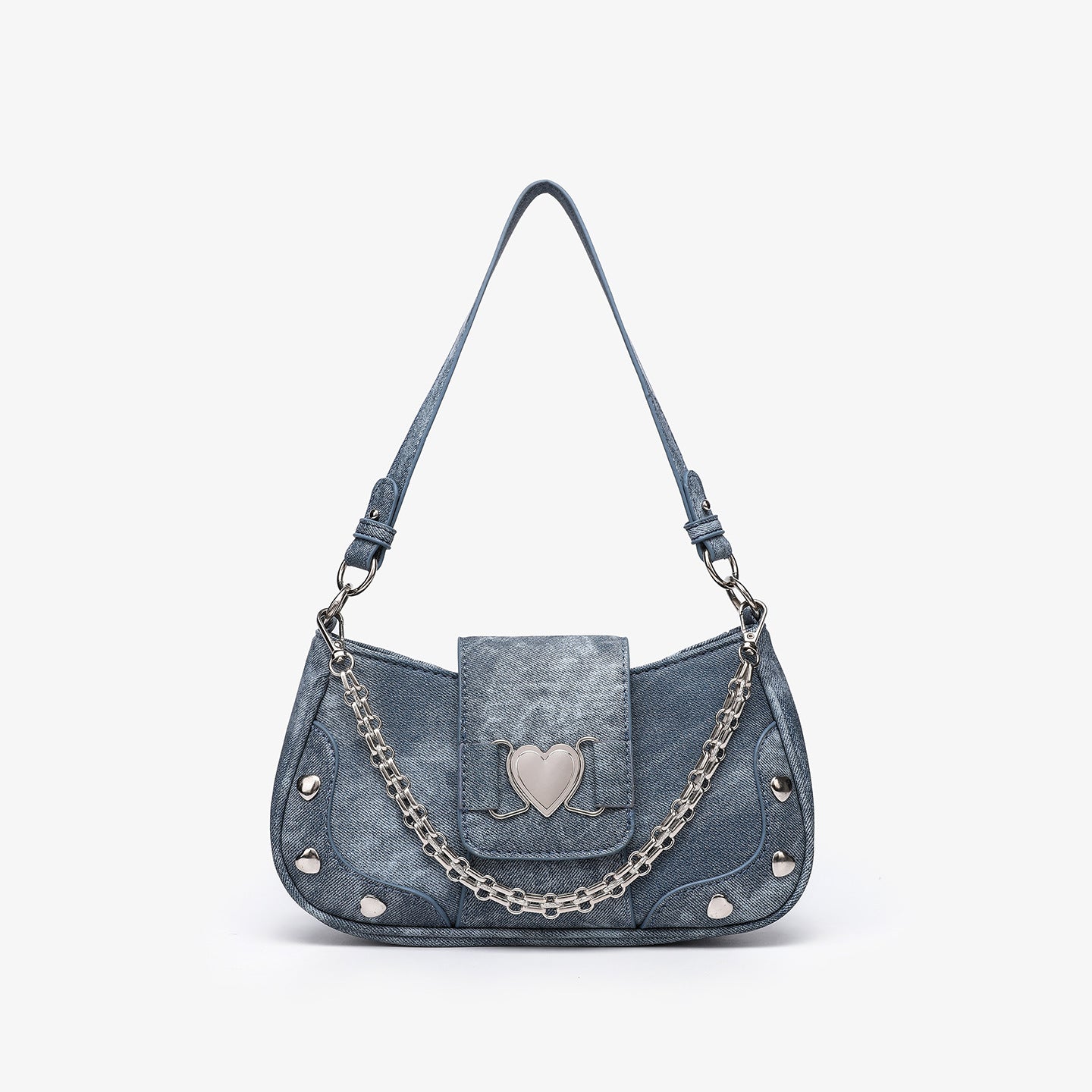 Bolso con diseño de corazón