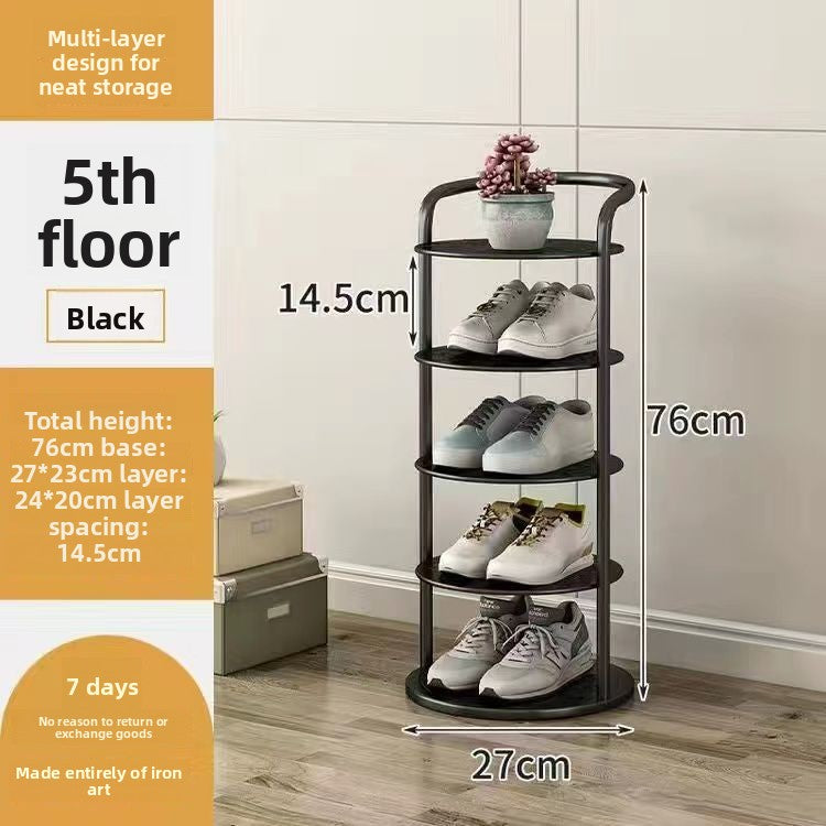 Multi Tier Iron Shoe Rack for Home Entrance Storage