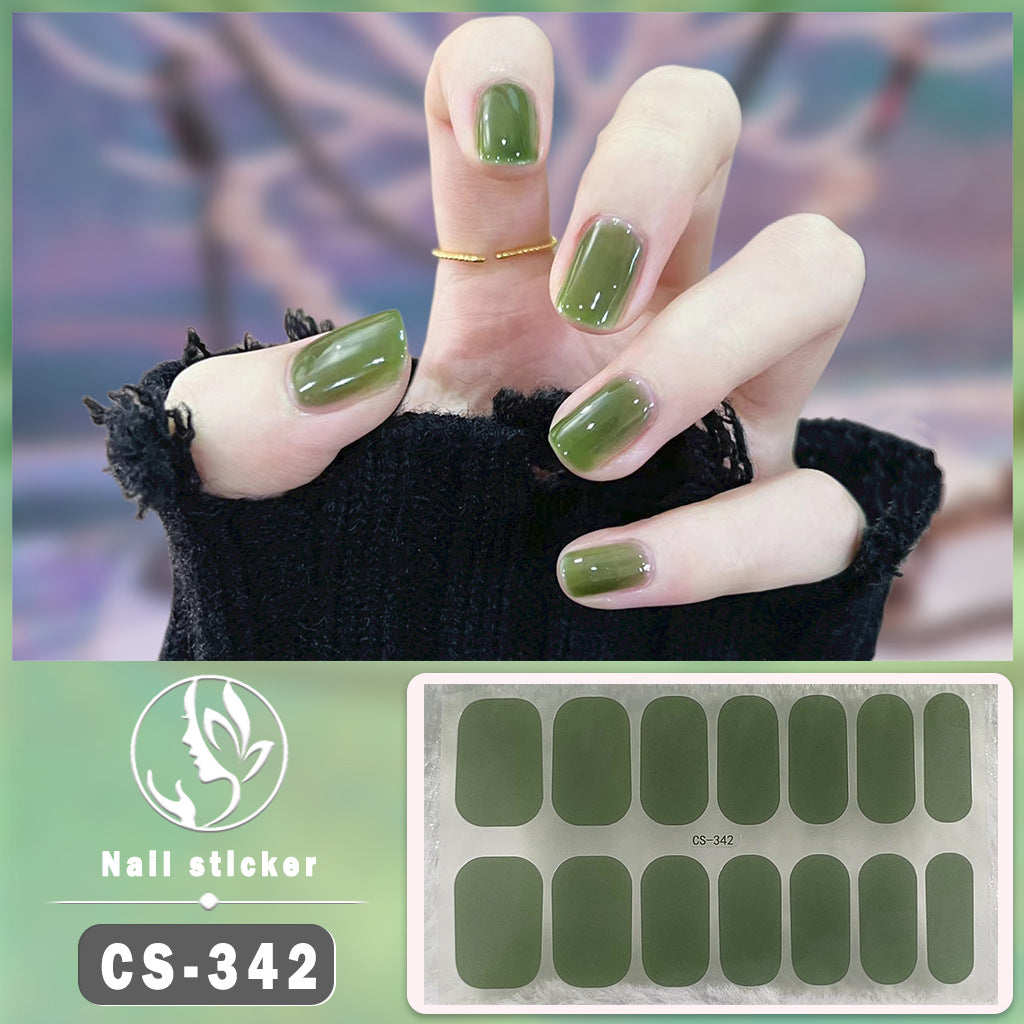 Pegatinas de uñas de gel Calcomanías de manicura impermeables