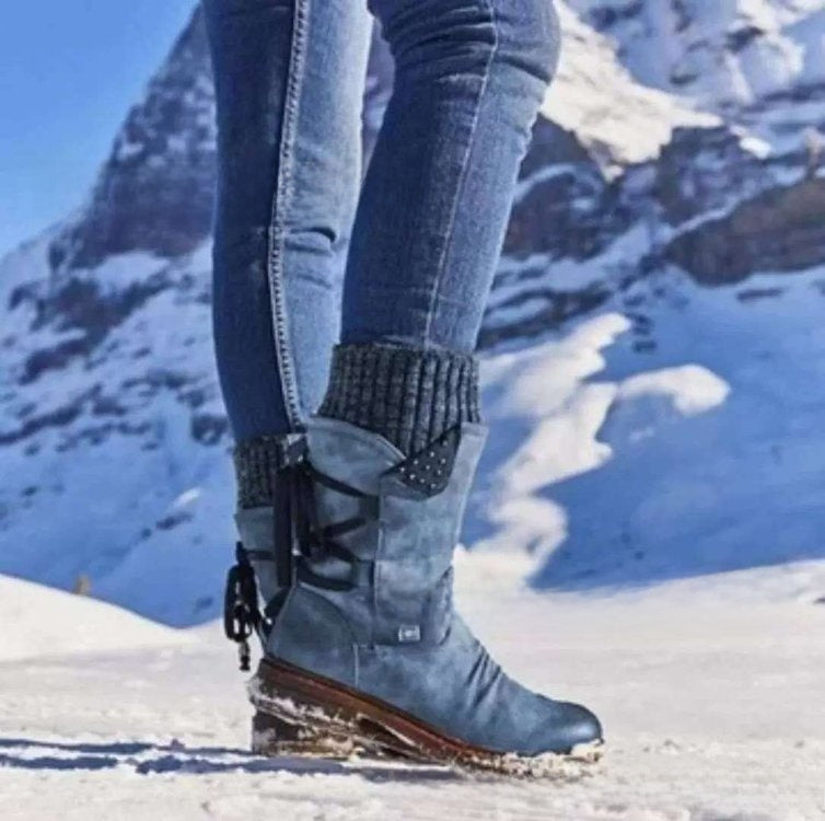 Botas de talla grande con media antorrilla