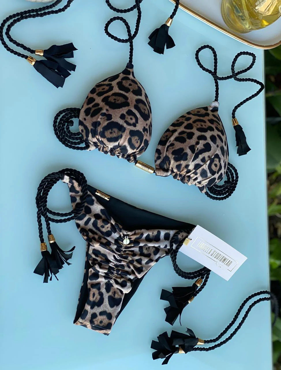 New Sexy Vacation Bikini, Hot Spring Two-Piece Solid Color Swimsuit